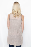 Waiting for You Mocha Sleeveless Top