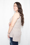 Waiting for You Mocha Sleeveless Top