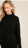 Warm Hugs Pullover Sweater - Black