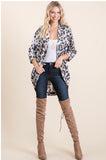 Swept Me Away Leopard Print Cardigan