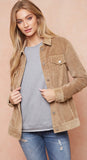 Ready Or Not Corduroy Jacket - Tan