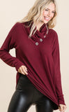 Embrace The Day Burgundy Tunic