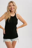 Saturday Afternoons Knit Top - Black