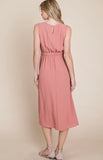 All I Want Midi Dress - Mauve