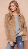 Ready Or Not Corduroy Jacket - Tan