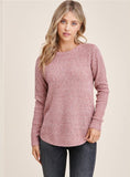 Winter Days Knit Sweater - Light Rust