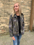 Lightweight Fleece Lined Jacket - Camo