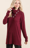 Embrace The Day Burgundy Tunic