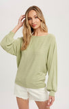 Desired Moments Dolman Top