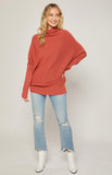 Warm Hugs Pullover Sweater - Spice