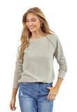 Sweet Nothings Knit Top - Warm Grey