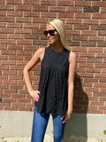 All Things Lace Sleeveless Black