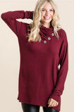 Embrace The Day Burgundy Tunic