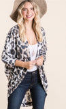 Swept Me Away Leopard Print Cardigan