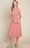 All I Want Midi Dress - Mauve