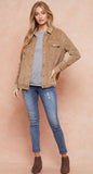 Ready Or Not Corduroy Jacket - Tan