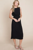 All I Want Midi Dress - Black