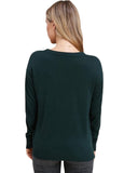 Just Between Us Knit Sweater - Hunter Green