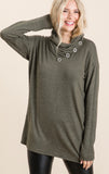 Embrace The Day Olive Tunic