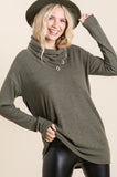 Embrace The Day Olive Tunic