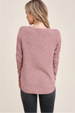 Winter Days Knit Sweater - Light Rust