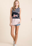 Fabulously Floral Sleeveless Top