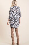 Swept Me Away Leopard Print Cardigan