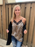 Animal Print Lace Cami