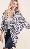 Swept Me Away Leopard Print Cardigan