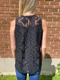 All Things Lace Sleeveless Black